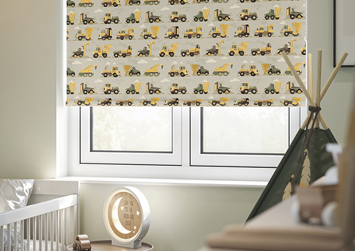 Construction Crew, Tarmac - Roller Blind - Image 5
